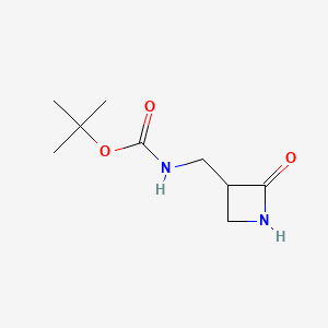 1,1-Dimethylethyl N-[(2-Oxo-3-azetidinyl)methyl]carbamate