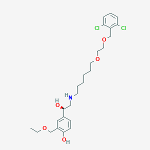 (R)-4-(2-((6-(2-((2,6-Dichlorobenzyl)oxy)ethoxy)hexyl)amino)-1-hydroxyethyl)-2-(ethoxymethyl)phenol