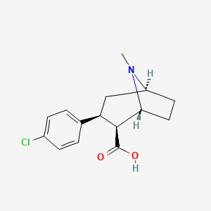 (1R,2S,3S,5S)-3-(4-chlorophenyl)-8-methyl-8-azabicyclo[3.2.1]octane-2-carboxylic acid