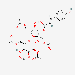 1,6,2',3',6'-O-Pentaacetyl-3-O-trans-p-coumaroylsucrose