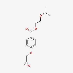 2-Propan-2-yloxyethyl 4-(oxiran-2-ylmethoxy)benzoate