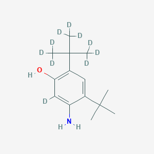 3-Amino-4-(1,1-dimethylethyl)-6-[1,1-di(methyl-d3)ethyl-2,2,2-d3]phen-2-d-ol