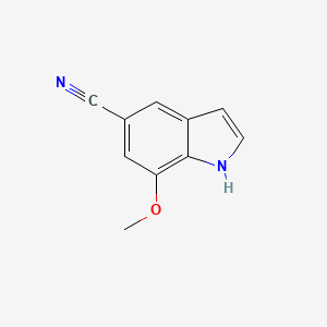 7-Methoxy-1H-indole-5-carbonitrile