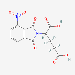 2-(4-Nitro-1,3-dioxoisoindolin-2-yl)pentanedioic Acid-d4