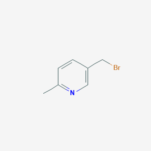 molecular formula C7H8BrN B1343900 5-(Bromomethyl)-2-methylpyridine CAS No. 792187-67-8