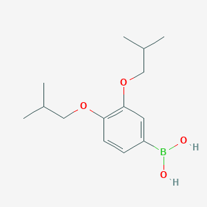 molecular formula C14H23BO4 B1343902 3,4-Bis(2-methylpropyloxy)benzeneboronic acid CAS No. 209673-76-7