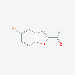 molecular formula C9H5BrO2 B134391 5-溴-1-苯并呋喃-2-甲醛 CAS No. 23145-16-6