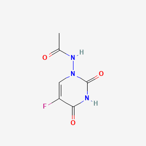 N-(5-fluoro-2,4-dioxopyrimidin-1-yl)acetamide