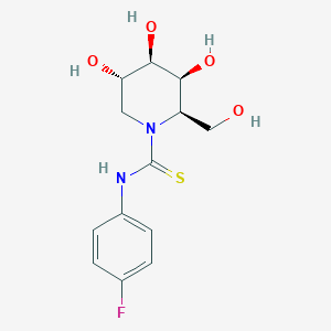 (2r,3s,4r,5s)-N-(4-Fluorophenyl)-3,4,5-Trihydroxy-2-(Hydroxymethyl)piperidine-1-Carbothioamide