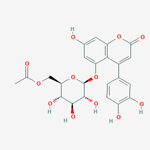 5-[(6-O-Acetyl-beta-D-glucopyranosyl)oxy]-4-(3,4-dihydroxyphenyl)-7-hydroxy-2H-1-benzopyran-2-one