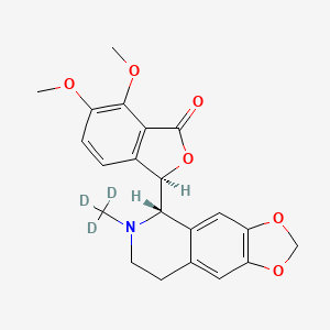 molecular formula C21H21NO6 B13439237 (+/-)-beta-Hydrastine-d3 