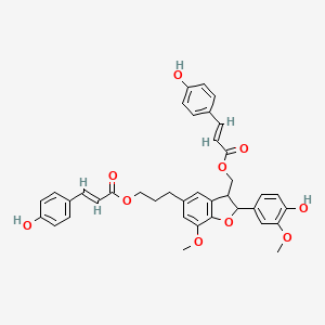 molecular formula C38H36O10 B13439279 Bisdemethoxyboehmenan 