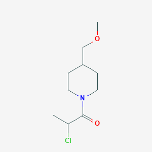 2-Chloro-1-(4-(methoxymethyl)piperidin-1-yl)propan-1-one