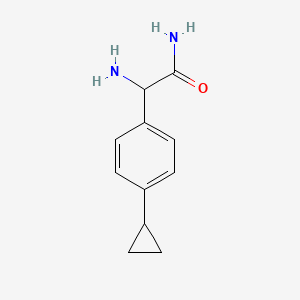 2-Amino-2-(4-cyclopropylphenyl)acetamide