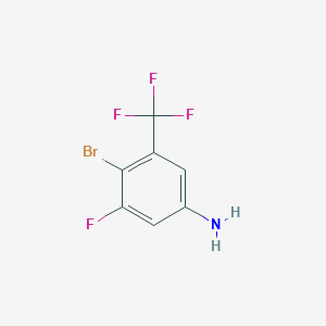 4-Bromo-3-fluoro-5-(trifluoromethyl)aniline