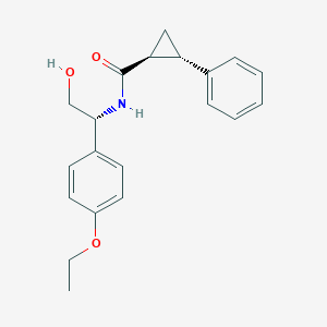 (1s,2s)-2-Phenylcyclopropanecarboxylic acid [alpha(r)-(4-ethoxyphenyl)-2-hydroxyethyl]amide