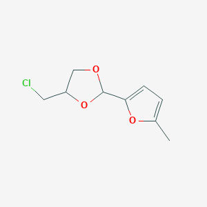 4-(Chloromethyl)-2-(5-methylfuran-2-yl)-1,3-dioxolane