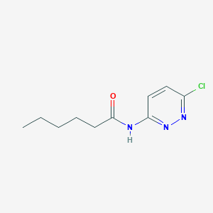 N-(6-chloropyridazin-3-yl)hexanamide
