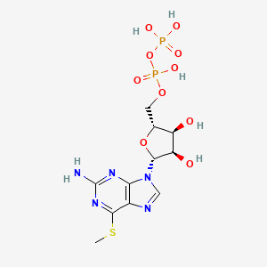 6-S-Methyl-6-thioguanosine 5'-(Trihydrogen Diphosphate)