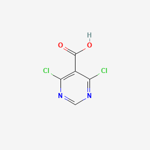 molecular formula C5H2Cl2N2O2 B1343943 4,6-二氯嘧啶-5-羧酸 CAS No. 87600-98-4