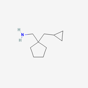 [1-(Cyclopropylmethyl)cyclopentyl]methanamine