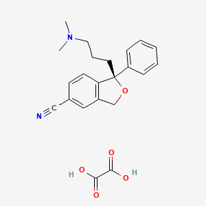 molecular formula C22H24N2O5 B13439500 (S)-Desfluoro Citalopram Oxalate 