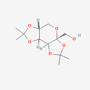 molecular formula C12H20O6 B13439509 Tetramethyltetrahydro D-Tagatose Methanol 