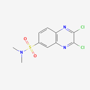molecular formula C10H9Cl2N3O2S B1343953 2,3-dichloro-N,N-dimethylquinoxaline-6-sulfonamide CAS No. 2347-47-9