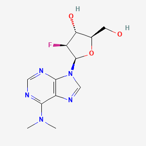 (2R,3R,4S,5R)-5-[6-(dimethylamino)purin-9-yl]-4-fluoro-2-(hydroxymethyl)oxolan-3-ol