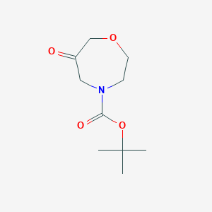molecular formula C10H17NO4 B1343960 tert-Butyl 6-oxo-1,4-oxazepane-4-carboxylate CAS No. 748805-97-2