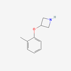 molecular formula C10H13NO B1343965 3-(2-甲基苯氧基)氮杂环丁烷 CAS No. 954222-84-5