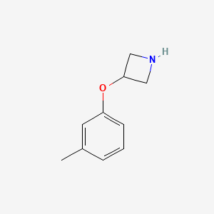 molecular formula C10H13NO B1343967 3-(3-Methylphenoxy)azetidine CAS No. 949100-18-9