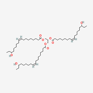 molecular formula C57H104O9 B13439851 Tri[(16-hydroxy)oleoyl]glycerol 