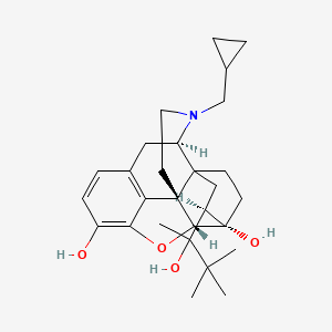 (2S,6R,14R,15S,16R)-5-(cyclopropylmethyl)-16-(2-hydroxy-3,3-dimethylbutan-2-yl)-13-oxa-5-azahexacyclo[13.2.2.12,8.01,6.02,14.012,20]icosa-8(20),9,11-triene-11,15-diol