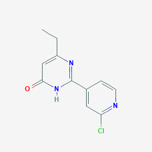 2-(2-Chloropyridin-4-yl)-6-ethyl-3,4-dihydropyrimidin-4-one