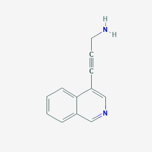 3-(Isoquinolin-4-yl)prop-2-yn-1-amine