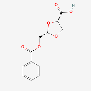 (2S,4S)-2-[(Benzoyloxy)methyl]-1,3-dioxolane-4-carboxylic acid