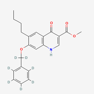 methyl 6-butyl-7-[dideuterio-(2,3,4,5,6-pentadeuteriophenyl)methoxy]-4-oxo-1H-quinoline-3-carboxylate