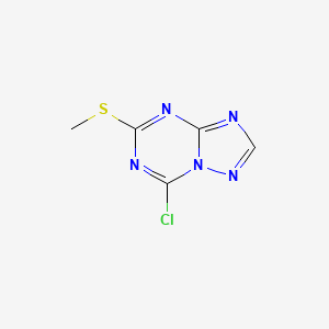 7-Chloro-5-(methylthio)[1,2,4]triazolo[1,5-a][1,3,5]triazine