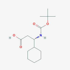 (3S)-3-Boc-amino-3-cyclohexylpropanoic acid