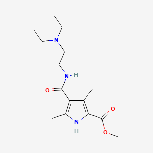 Methyl 4-((2-(Diethylamino)ethyl)carbamoyl)-3,5-dimethyl-1H-pyrrole-2-carboxylate