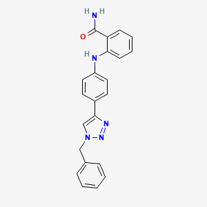 2-[4-(1-Benzyltriazol-4-yl)anilino]benzamide