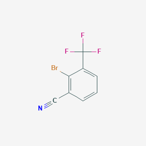 molecular formula C8H3BrF3N B1344012 2-Bromo-3-(trifluoromethyl)benzonitrile CAS No. 914637-07-3