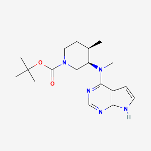 (3R,4R)-tert-Butyl 4-Methyl-3-(methyl(7H-pyrrolo[2,3-d]pyrimidin-4-yl)amino)piperidine-1-carboxylate