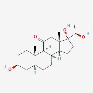 3alpha,17,20beta-Trihydroxy-5beta-pregnan-11-one