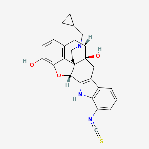 molecular formula C27H25N3O3S B13440171 Naltrindole isothiocyanate hydrochloride 