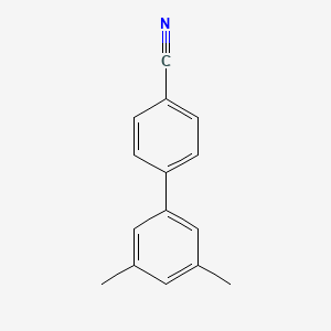 molecular formula C15H13N B1344019 4-(3,5-Dimethylphenyl)benzonitrile CAS No. 935552-89-9