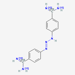 Diminazene-13C2,15N4 Dihydrochloride (major)