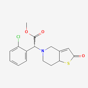 Methyl (2R)-2-(2-chlorophenyl)-2-(2-oxo-2,6,7,7a-tetrahydrothieno[3,2-c]pyridin-5(4H)-yl)acetate