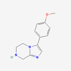 3-(4-Methoxyphenyl)-5,6,7,8-tetrahydroimidazo[1,2-A]pyrazine